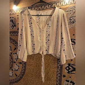 American Eagle Boho Crop Top